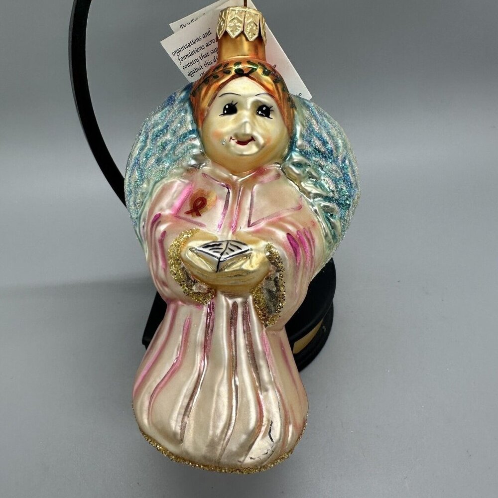 Christopher Radko Breast Cancer 1995 on Wings of Hope, Christmas Ornament w/ tag